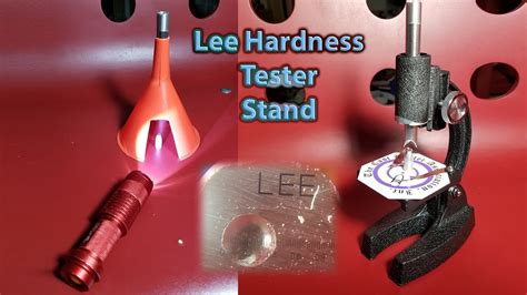 how to make a hardness tester for lead|lee lead hardness tester chart.